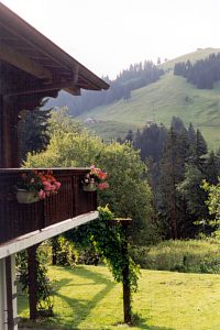 View from the chalet balcony